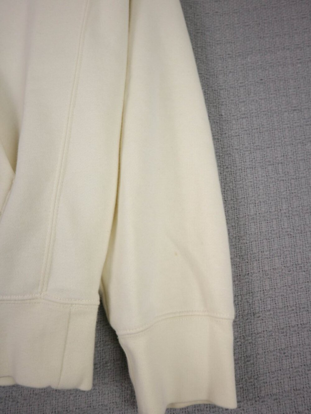 Nike Cream Yellow Cotton Pullover Hoodie Sweater Medium Womens as is - Picture 9 of 12